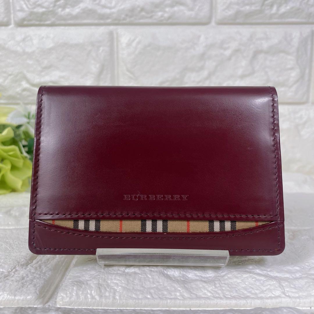 BURBERRY バーバリー　ノバチェック　名刺入れ　カードケース