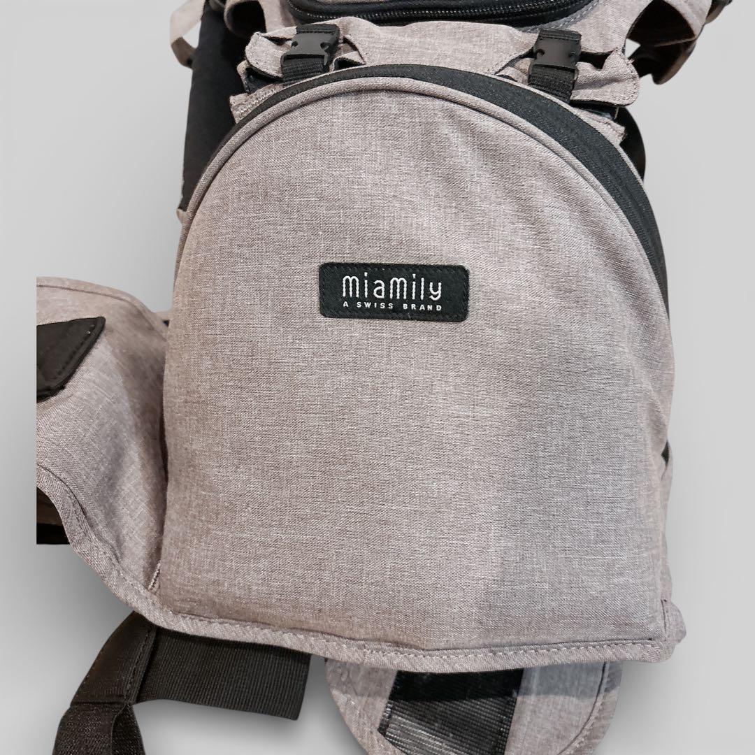 【美品】 miamily ミアミリー 抱っこ紐 ヒップスタープラス ヒップシート