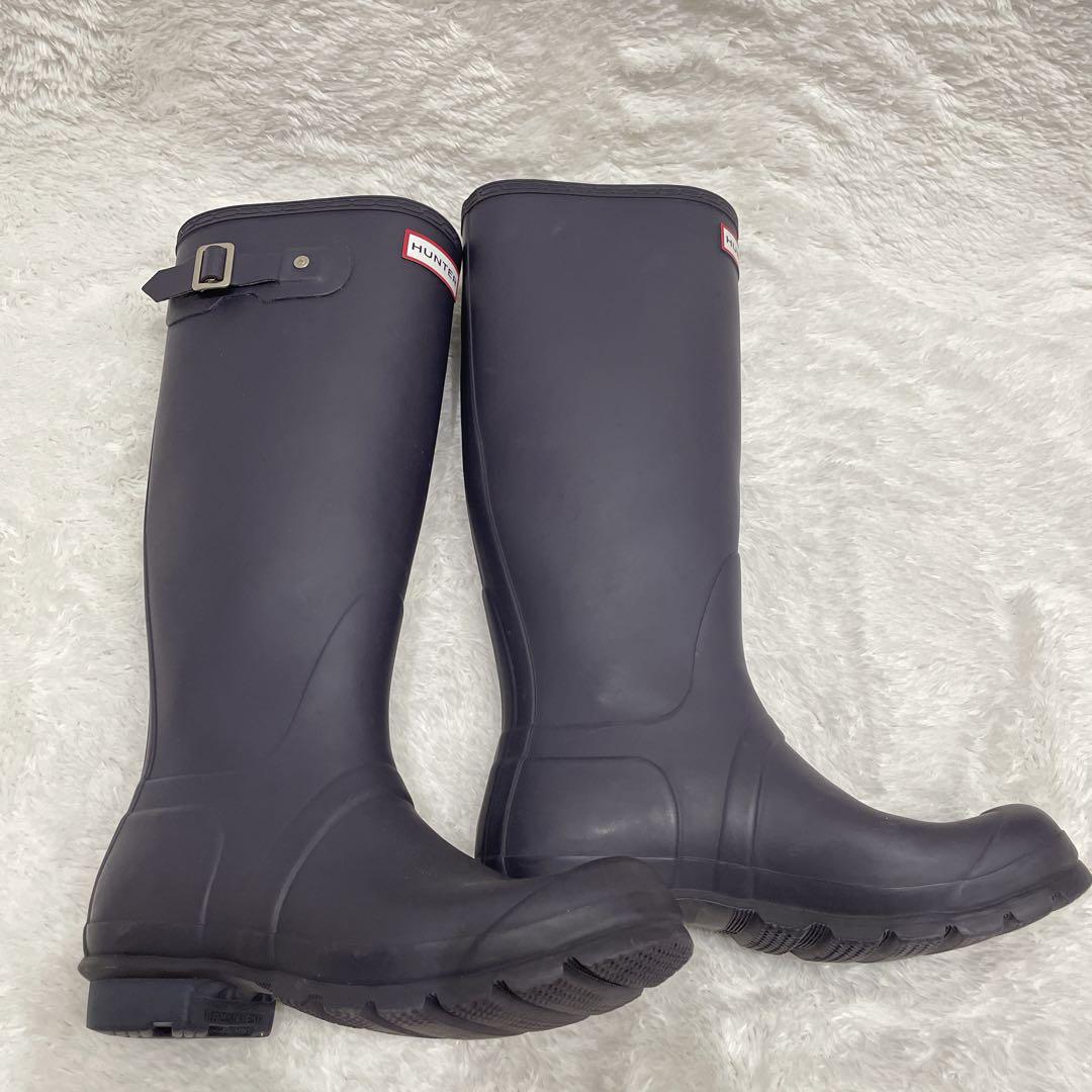 HUNTER 美品✨長靴 UK5 レインブーツ　パープル紫