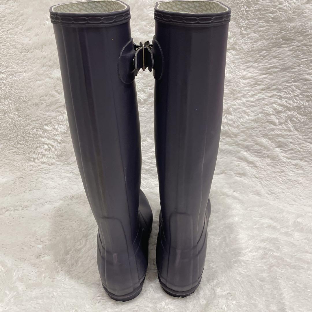 HUNTER 美品✨長靴 UK5 レインブーツ　パープル紫