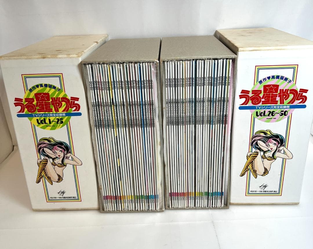 レーザーディスク　うる星やつら　LD-BOX、TV完全収録　50枚組　1981年