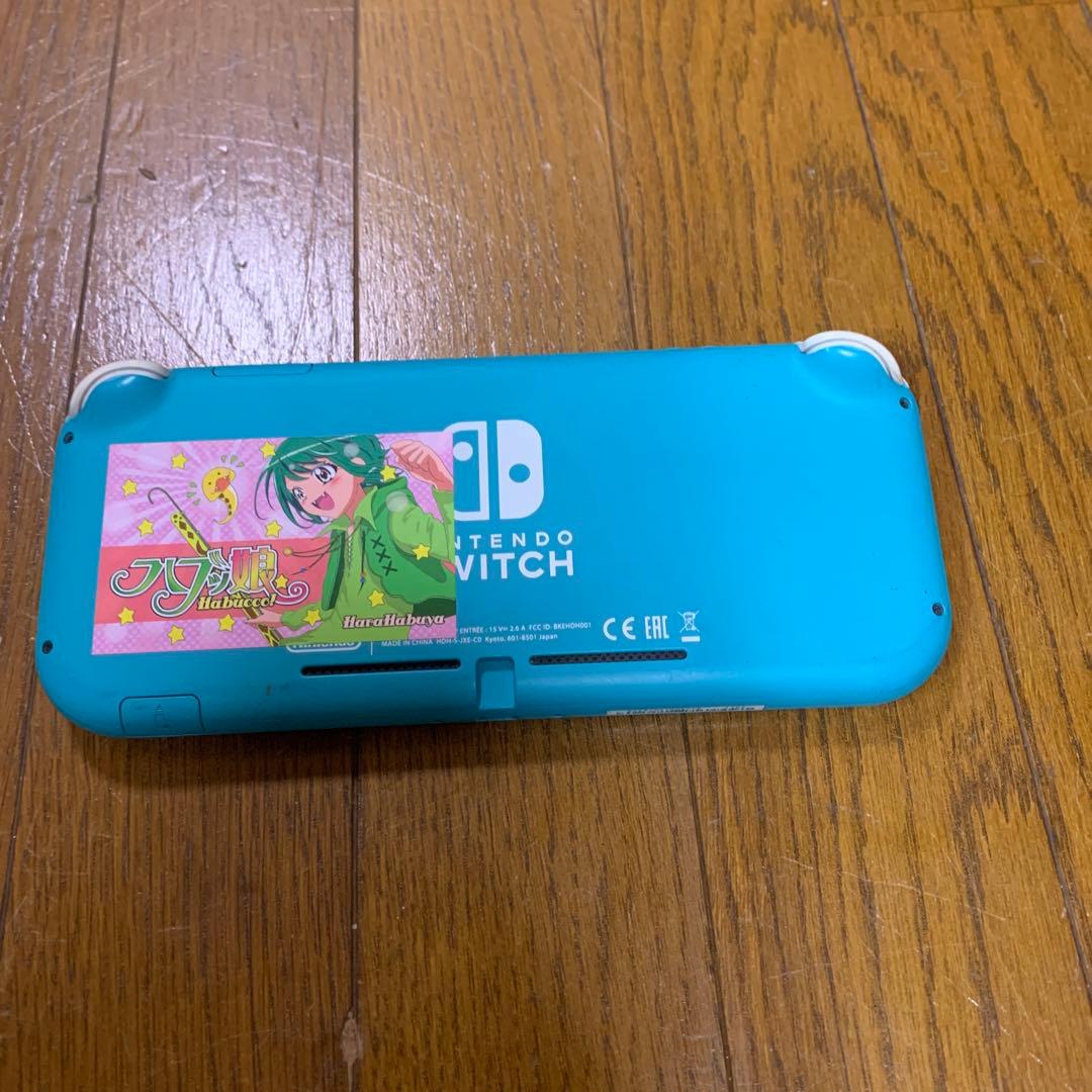 Nintendo Switch Lite 水色 アニメデザイン初期化してないです