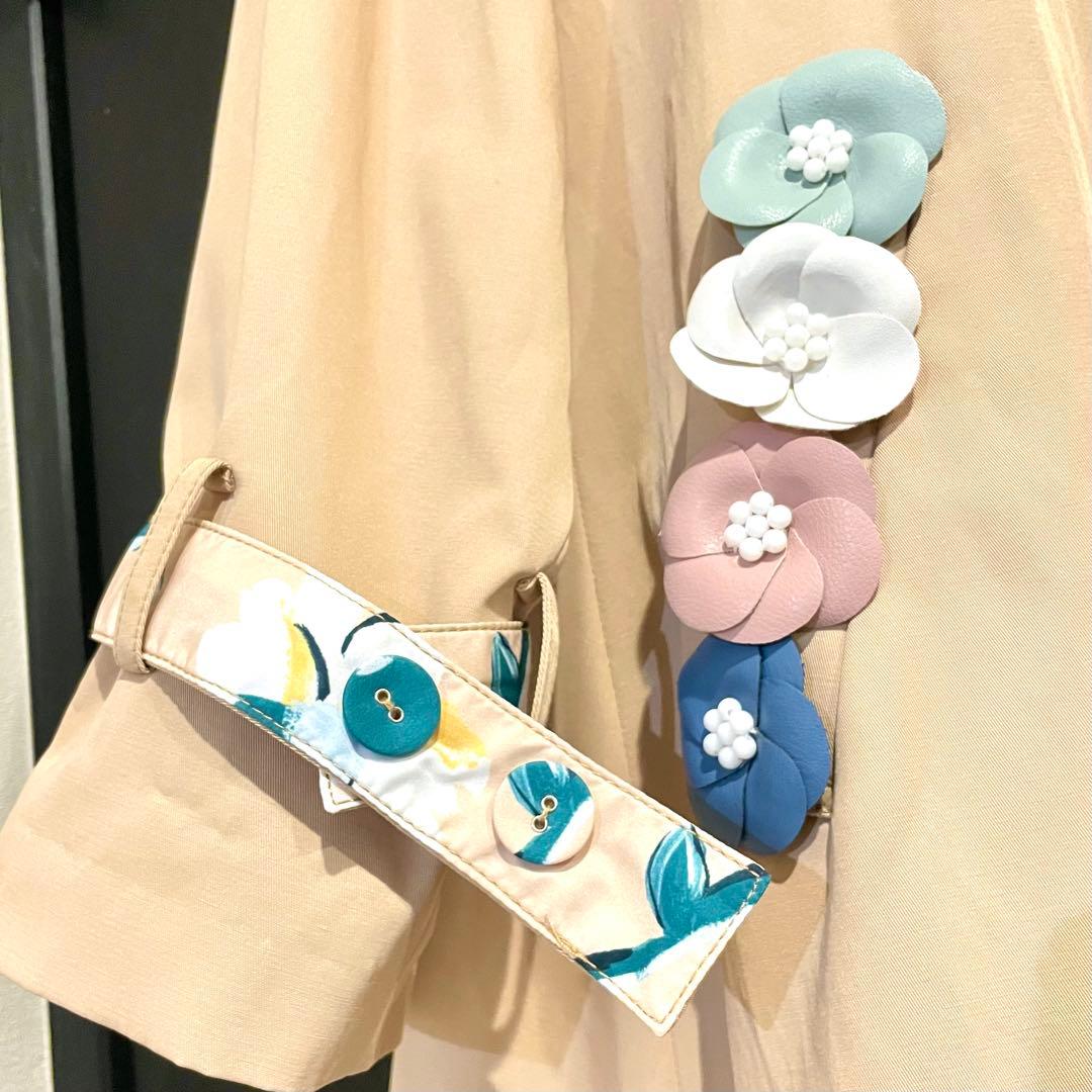 チェスティ　chesty フラワーライナーロングコート　トレンチコート完売品