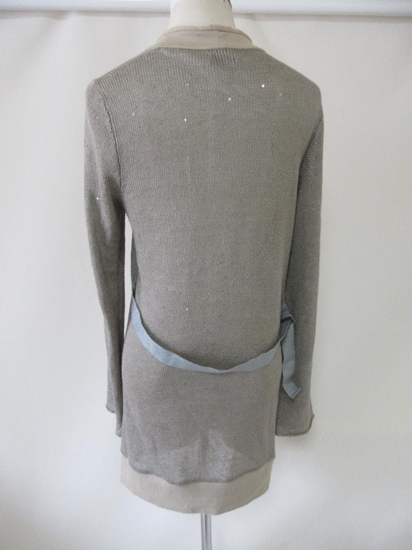 (O-21)BRUNELLO CUCINELLI カーディガン 羽織スパンコール