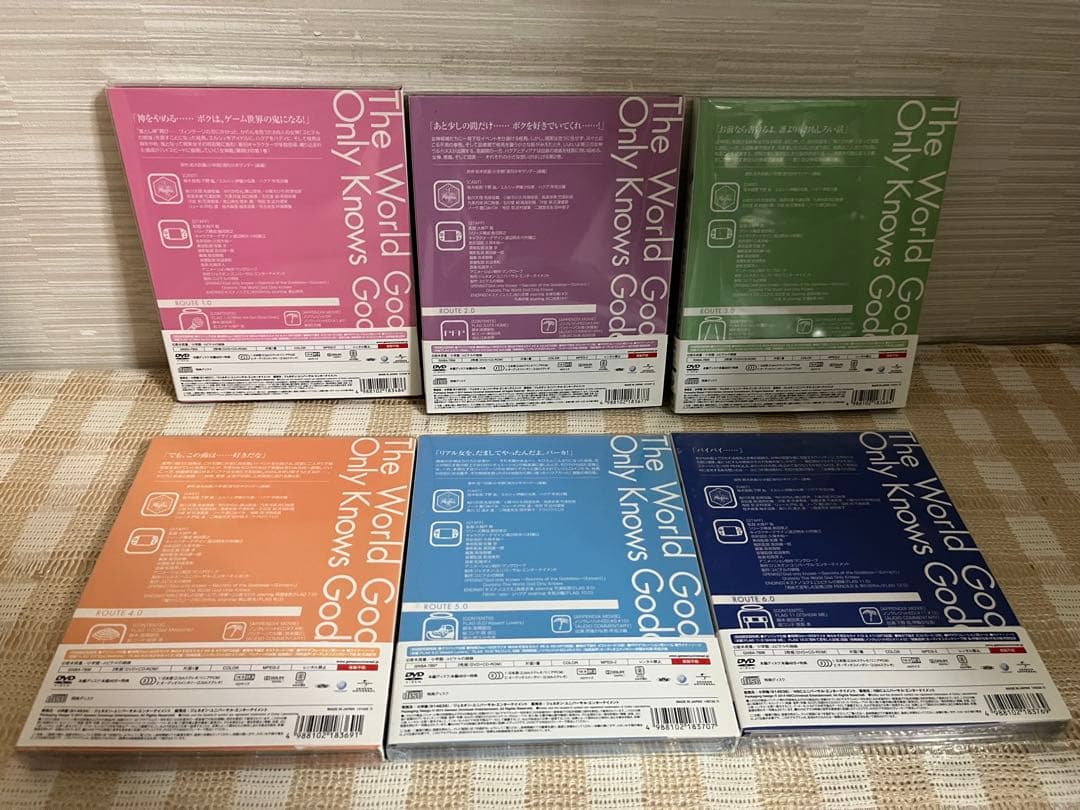 神のみぞ知るセカイ 女神篇 初回全6巻セットDVD セル版