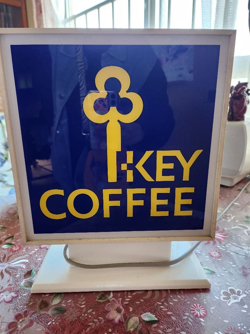 KEY COFFEE 看板 キーコーヒー ロゴサイン レトロ