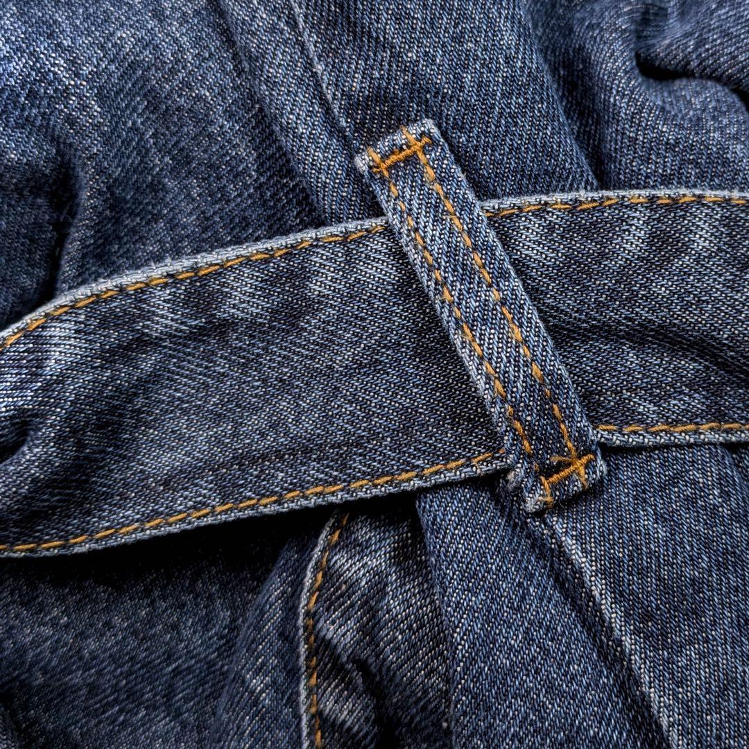 【新品タグ付】ZARA ザラ 美ライン デニムワンピース M 春コーデ