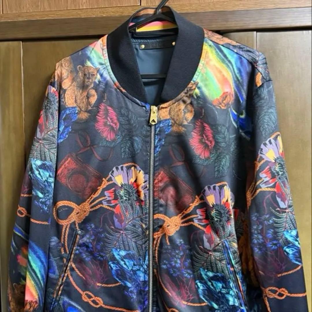Paul Smith カラフルグラフィックジャケット ブルゾン MA-1