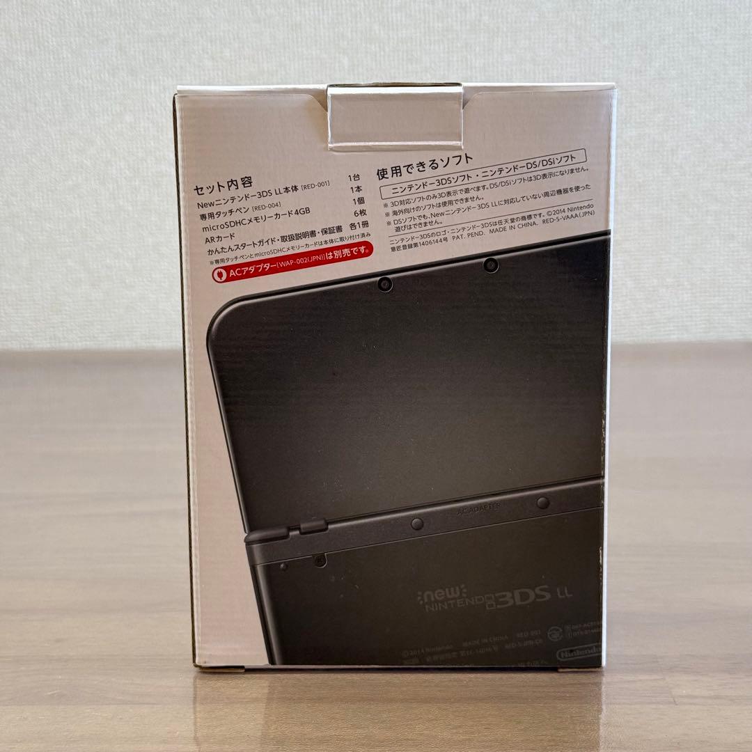 4-336 Newニンテンドー3DS LL メタリックブラック 箱付き