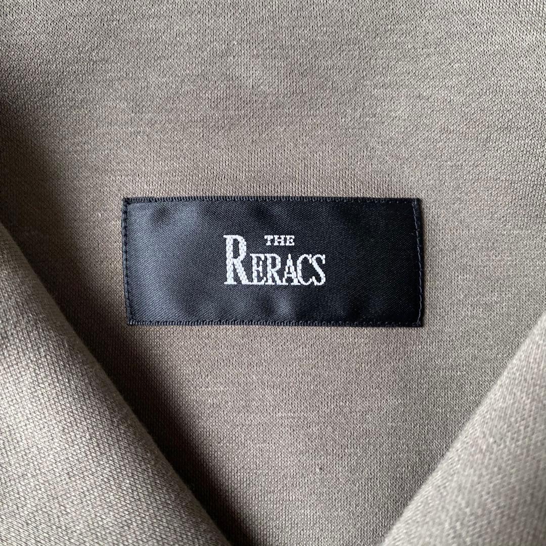 THE RERACS オープンカラーポロシャツ free カーキ