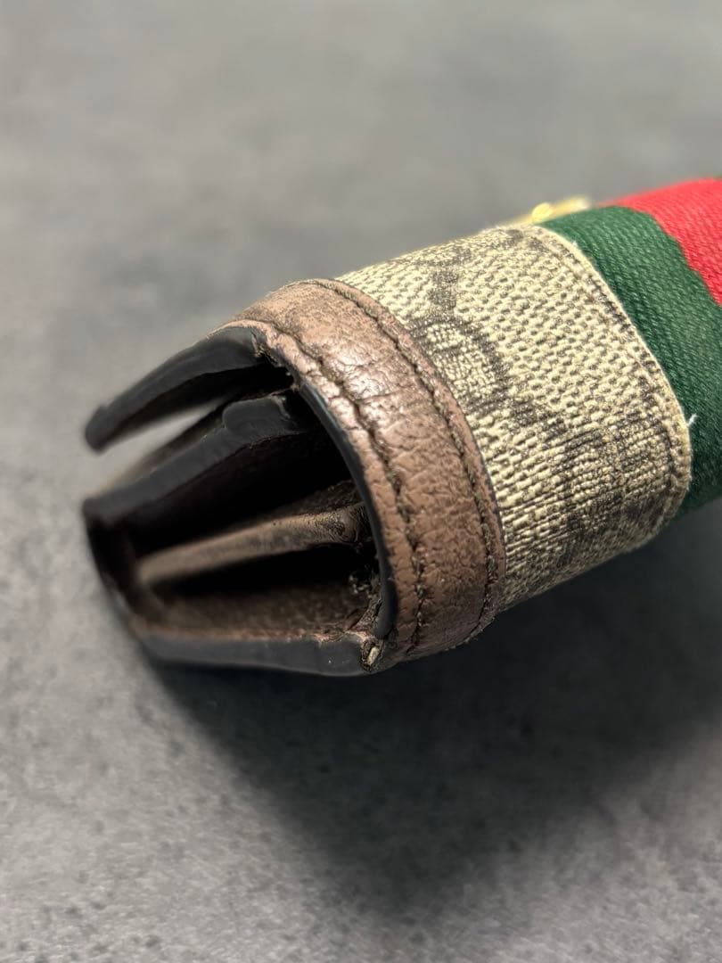 GUCCI コンパクトウォレット オフィディア GGシェリー 三つ折り財布