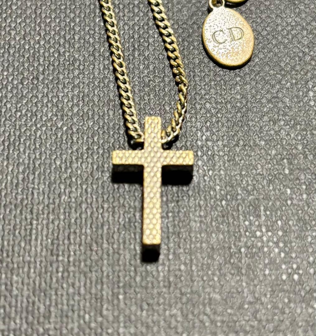 正規品 Dior Homme クロス ネックレス CD刻印 アーカイブ