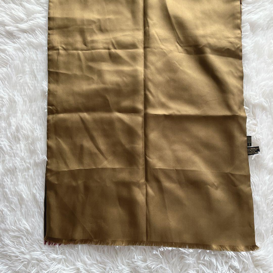【美品 シルク100%】CELINE ストール マフラー ペイズリーイタリア製