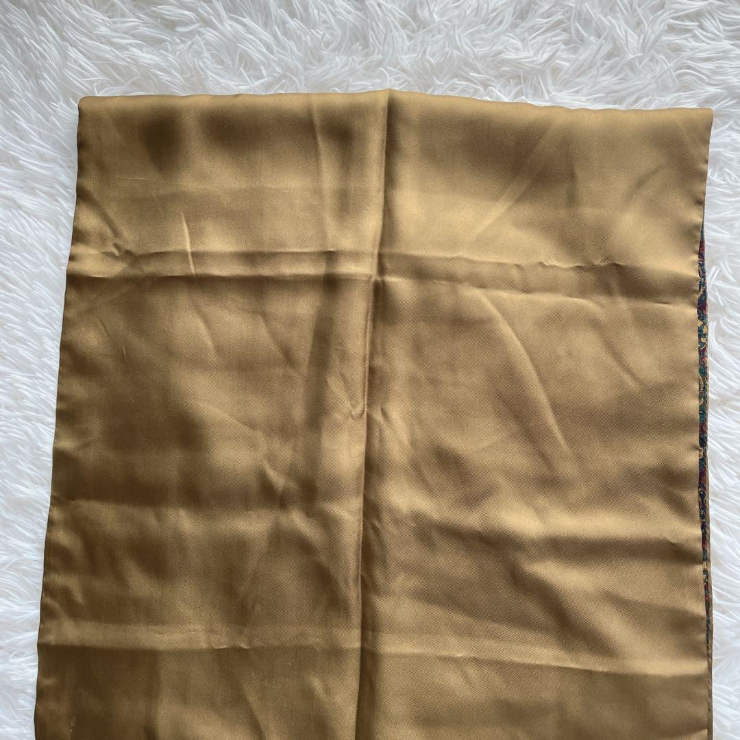 【美品 シルク100%】CELINE ストール マフラー ペイズリーイタリア製
