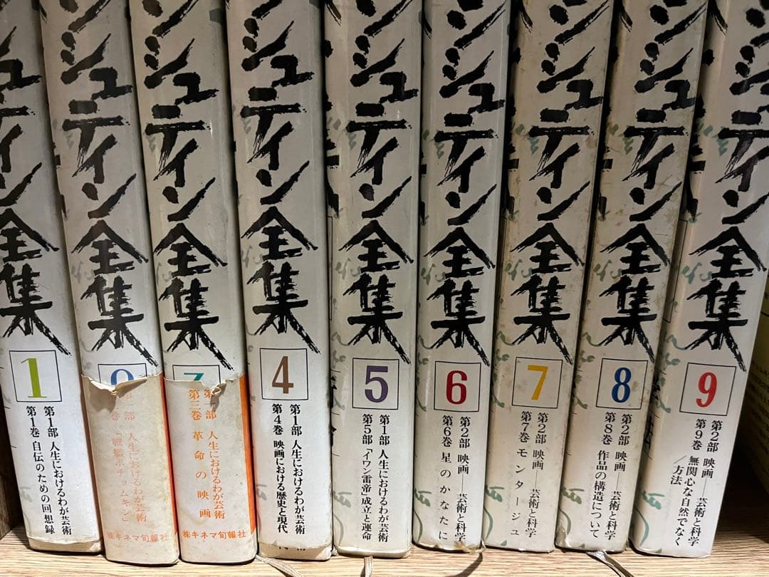 エイゼンシュテイン全集✖️山田和夫　11冊