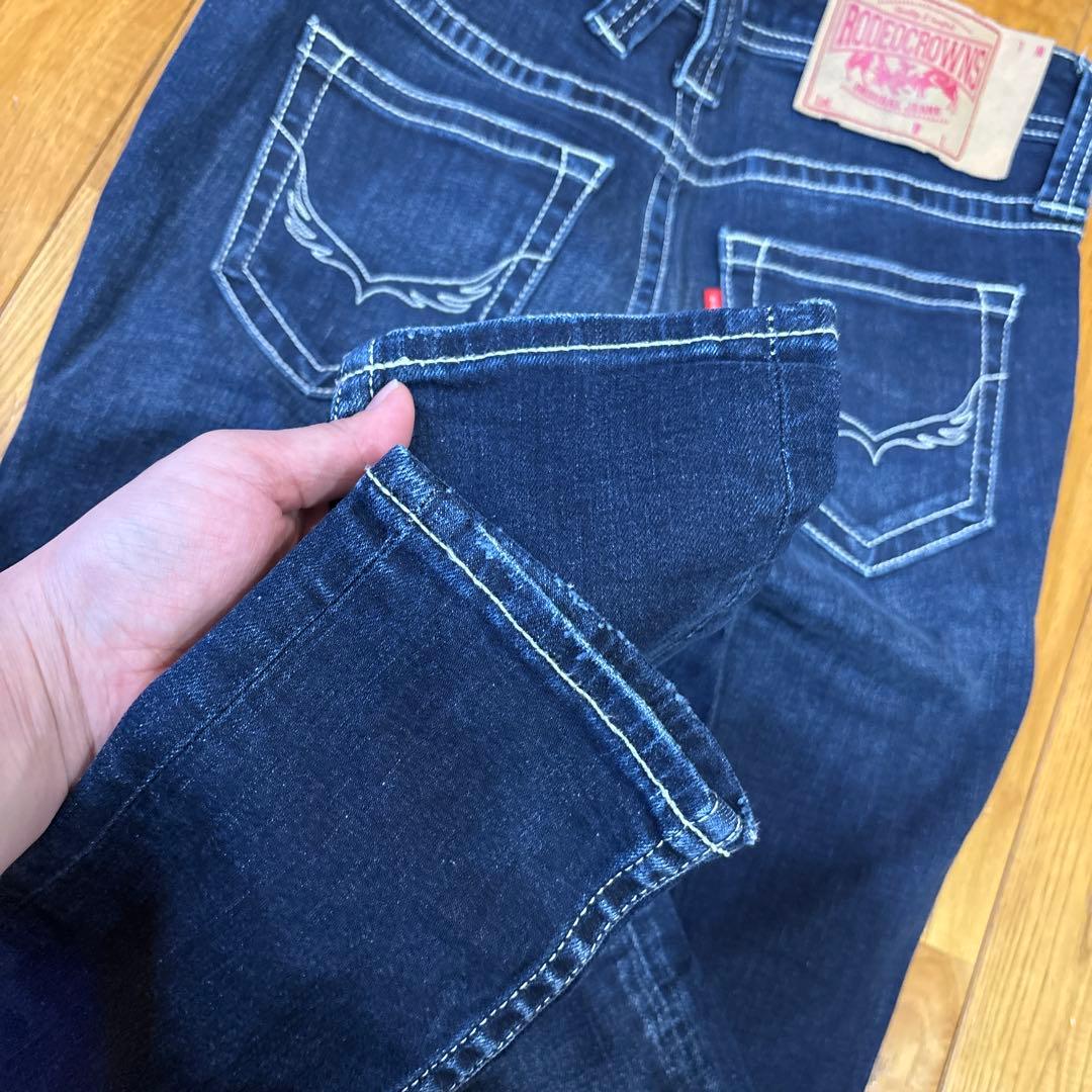Rodeo Crowns ダメージスキニーデニム 26インチ