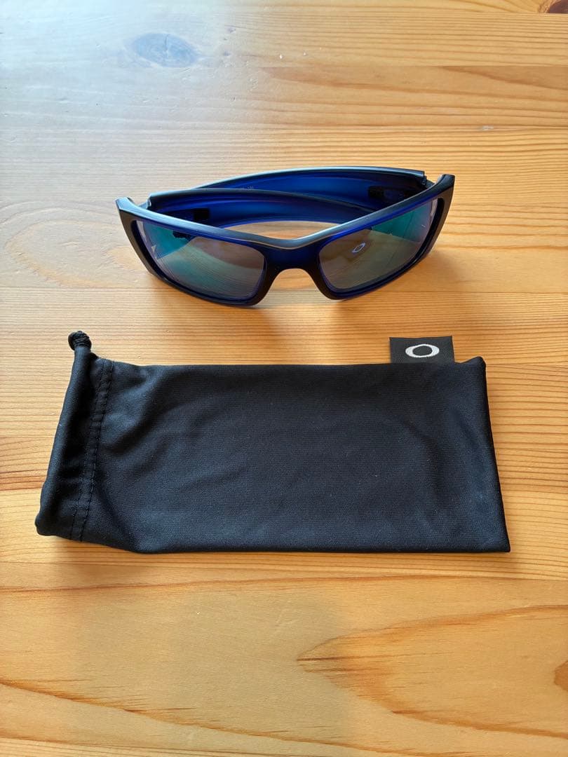 オークリー OAKLEY スポーツサングラス ブルー 美品 即日発送！