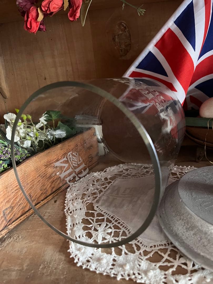 イギリスアンティーク ビスケットジャー 英国骨董 キッチンアンティーク シャビー