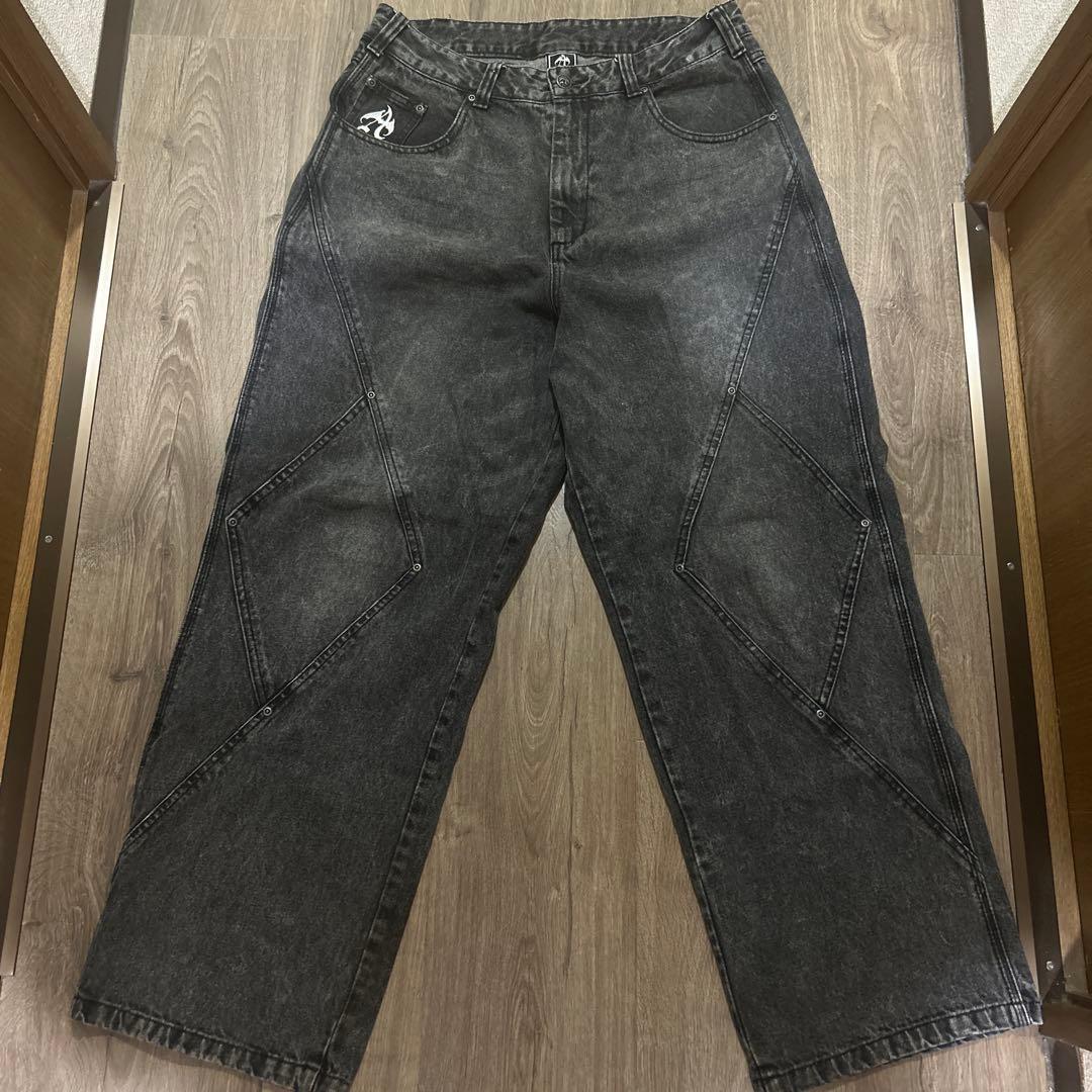 ANTIMID ブラックデニム　XL 即完モデル