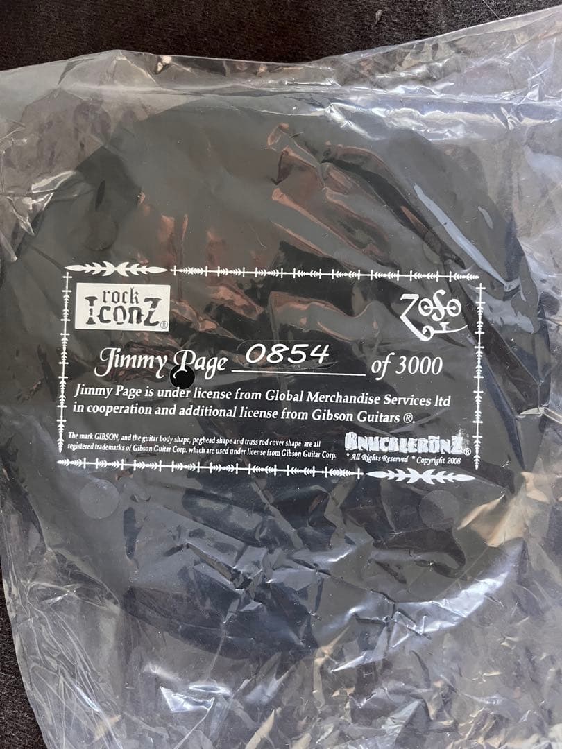 U*.様 ジミーペイジ　フィギュア　KnuckleBonz jimmy page