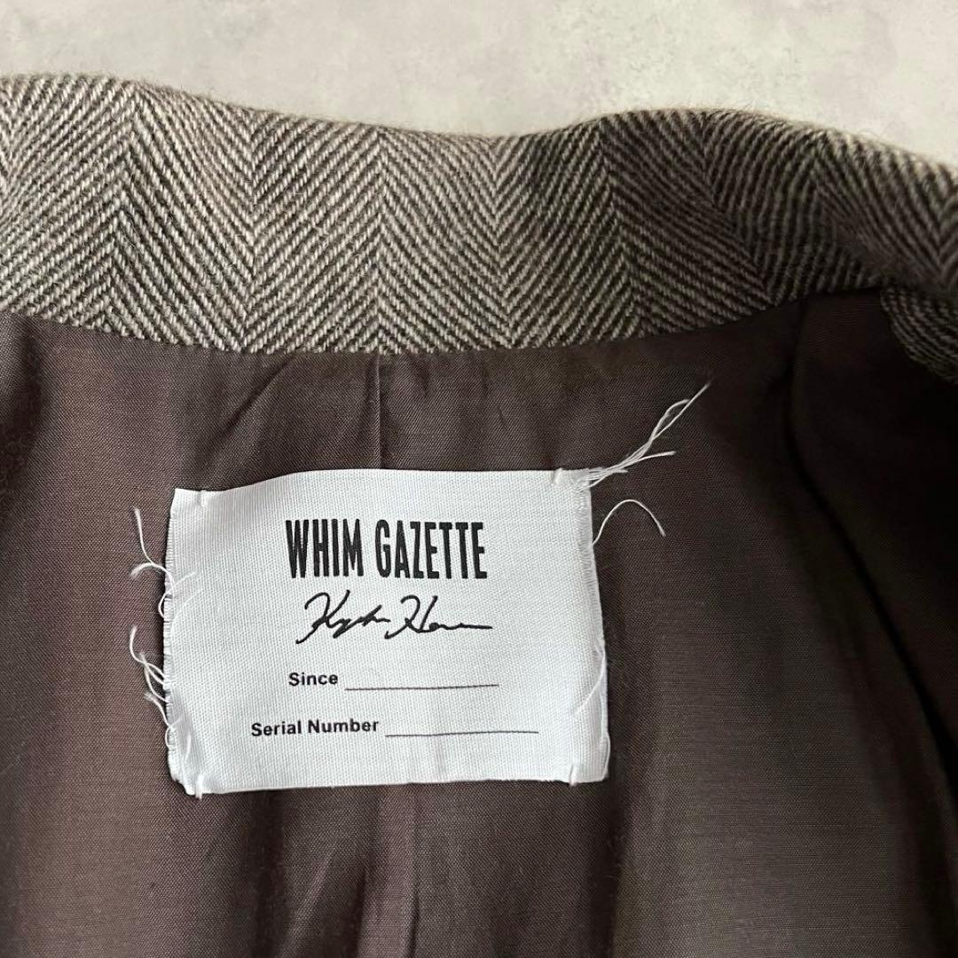 Whim Gazette 長谷川京子さんコラボ　ヘリンボーンテーラードジャケット