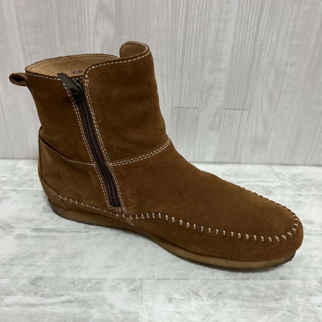 REGAL キャメル　スエード ムートンショートブーツ　24cm