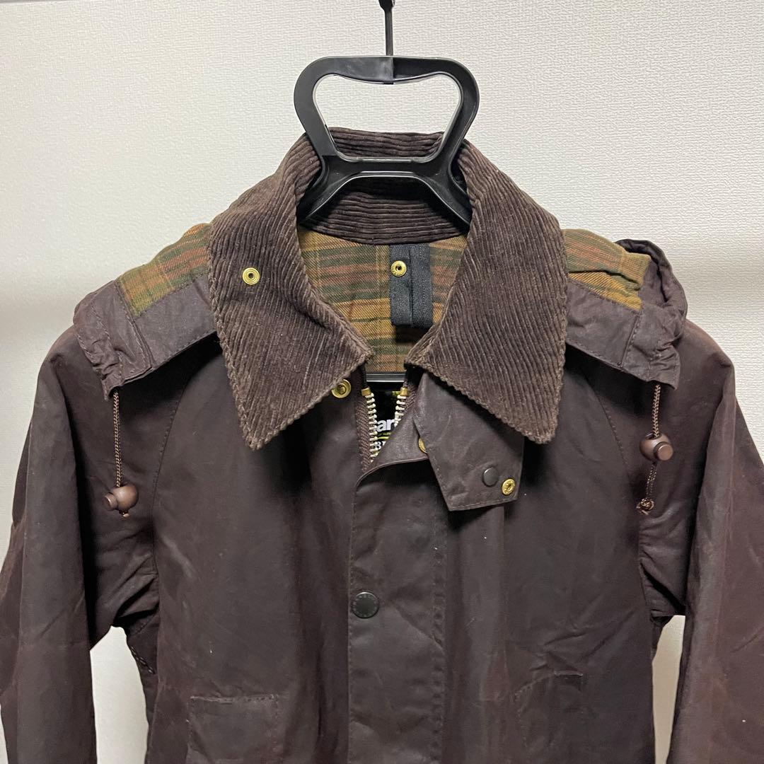 96年製　Barbour バブアー Bedale ビデイル フード付き36