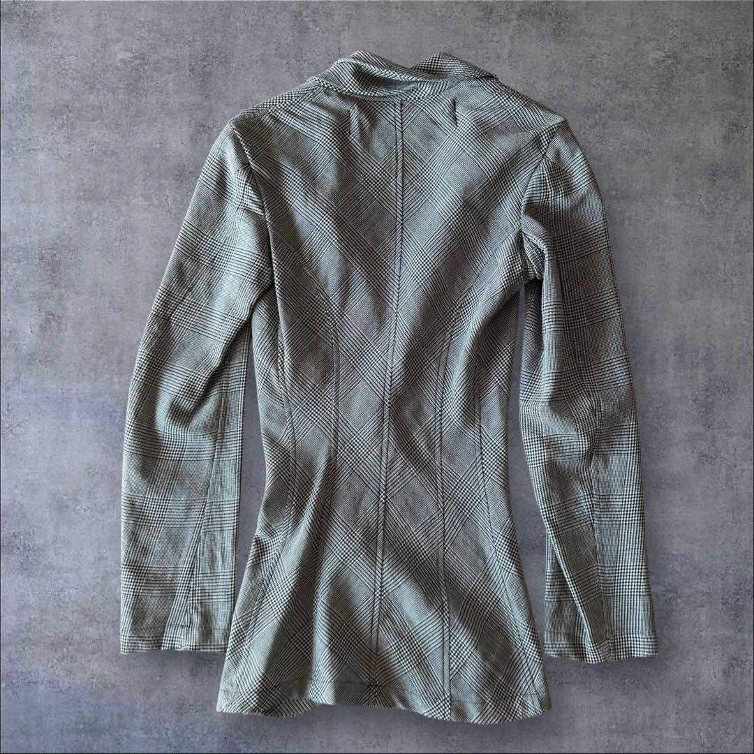 AD2003JUNYA WATANABE ギャルソン 千鳥歪み変形ジャケットM