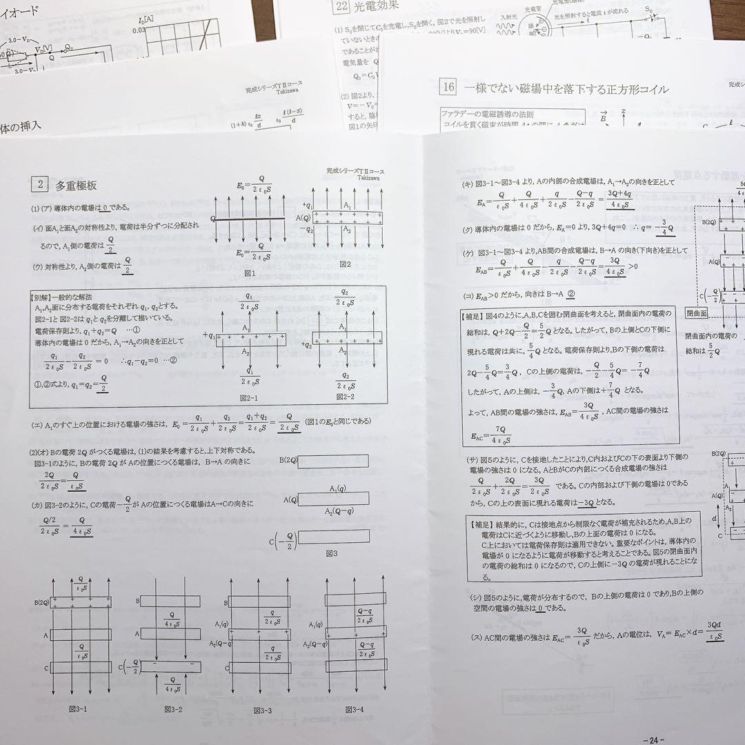 [最新版] 2022 河合塾　物理Ｔ　瀧澤先生作成プリント