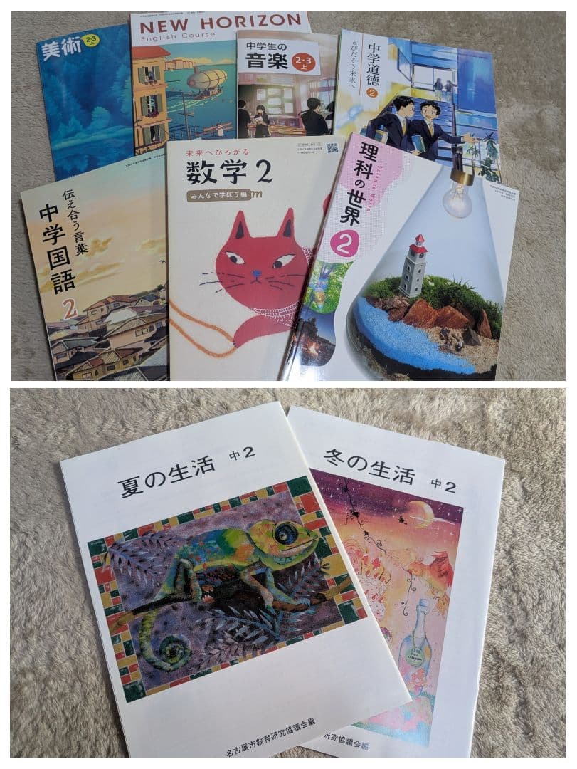 中学校１,２,３年生 教科書セット