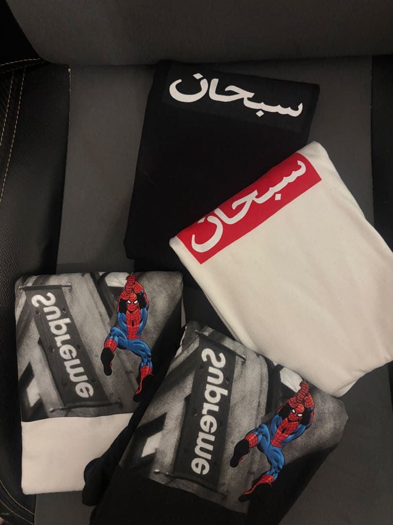 Supreme Arabic Box Logo Tee size L 白