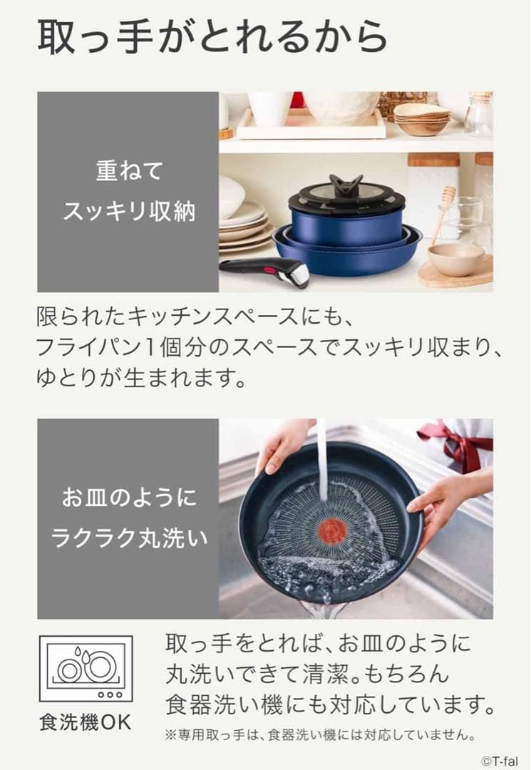ティファール　ブルーマーキーズ　アンリミテッド　フライパン　22cm 22cm