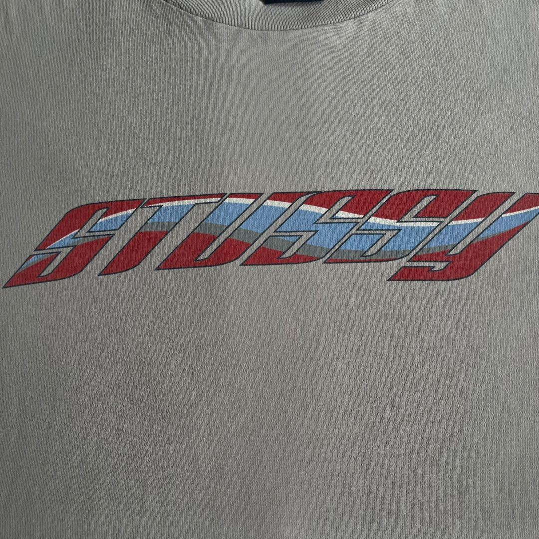 “Good Logo”old stussy 紺タグ プリント Tシャツ USA製