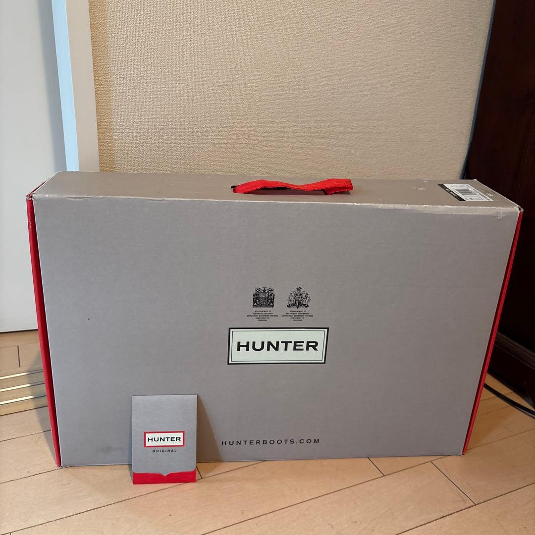 （美品）　HUNTER 長靴 ブラック バックル付き UK 5 / EU 38