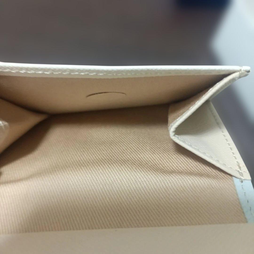 【新品未使用】キタムラ　3つ折り財布　アイスブルー