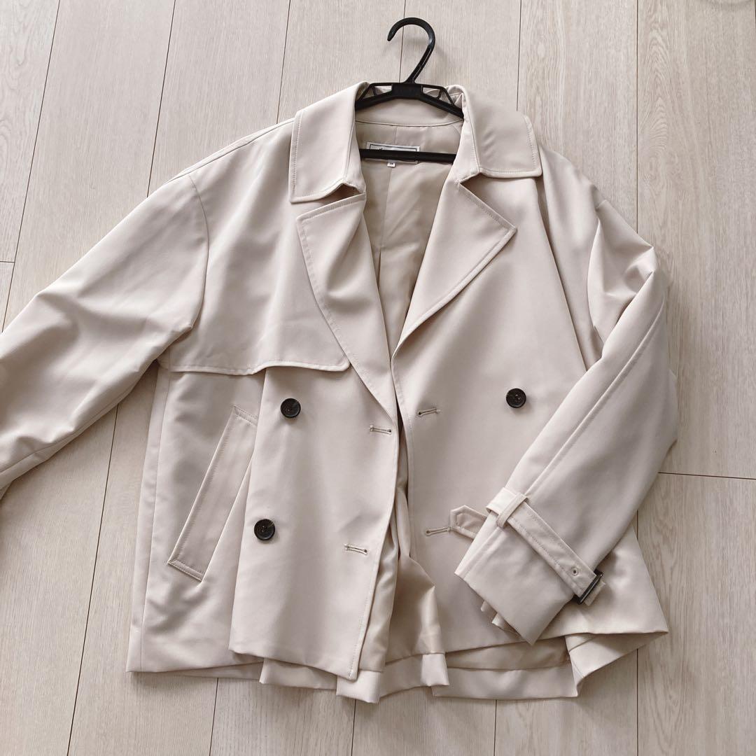 ＊美品＊ ROPÉ PICNIC ショートトレンチコート/撥水加工