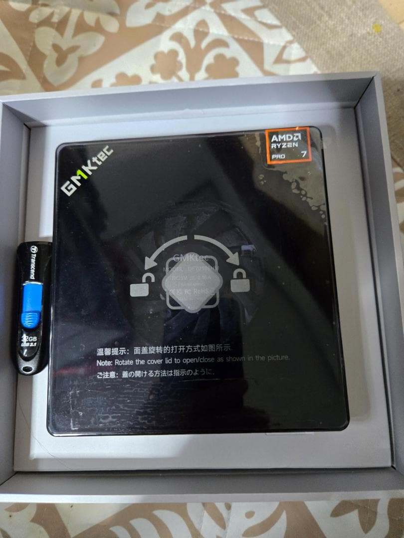 GMKtec Ryzen 7 PRO 6850H M7 32GBミニPC