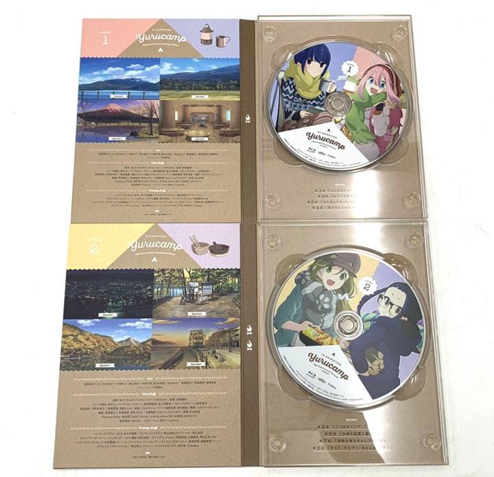 ゆるキャン△ 初回生産限定盤 1,2巻セット 帯付き Blu-ray