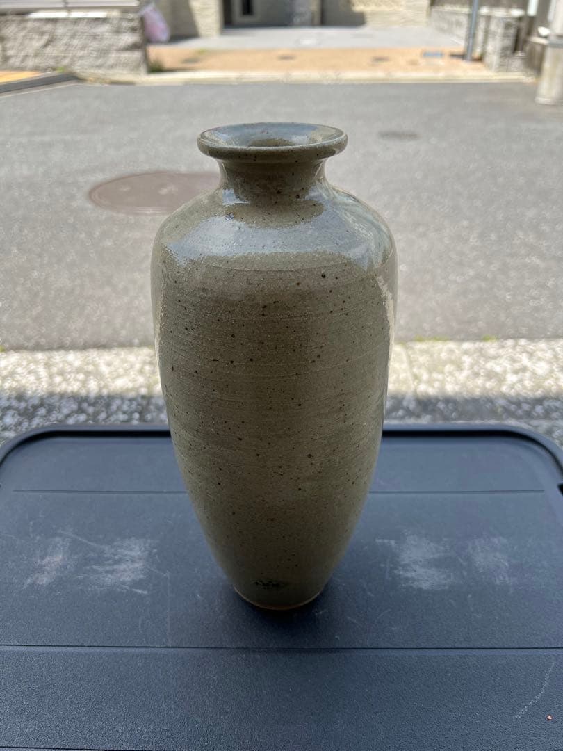 小砂焼 花入 花器 花瓶 陶器 焼物 民藝 壺 昭和レトロ JAPAN