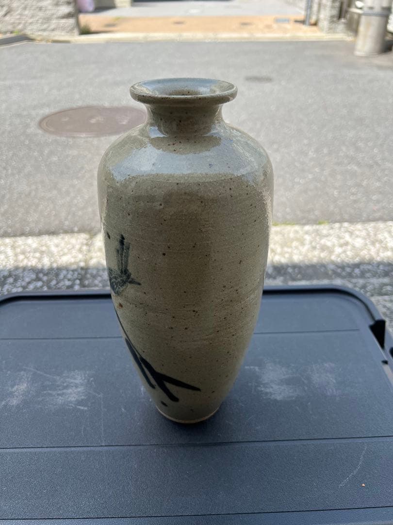 小砂焼 花入 花器 花瓶 陶器 焼物 民藝 壺 昭和レトロ JAPAN