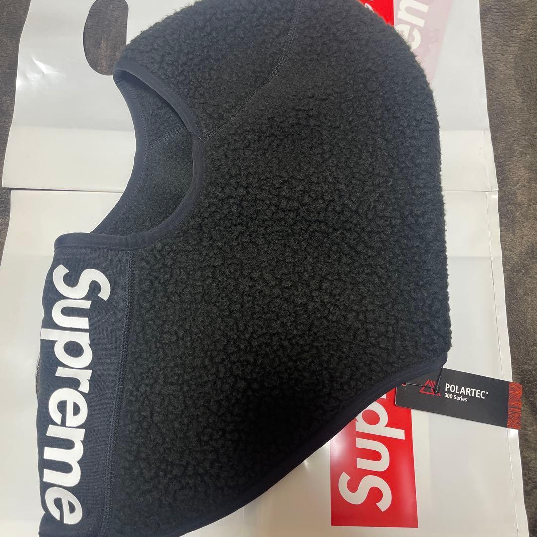 Supreme Polartec Deep Pile Balaclava 黒