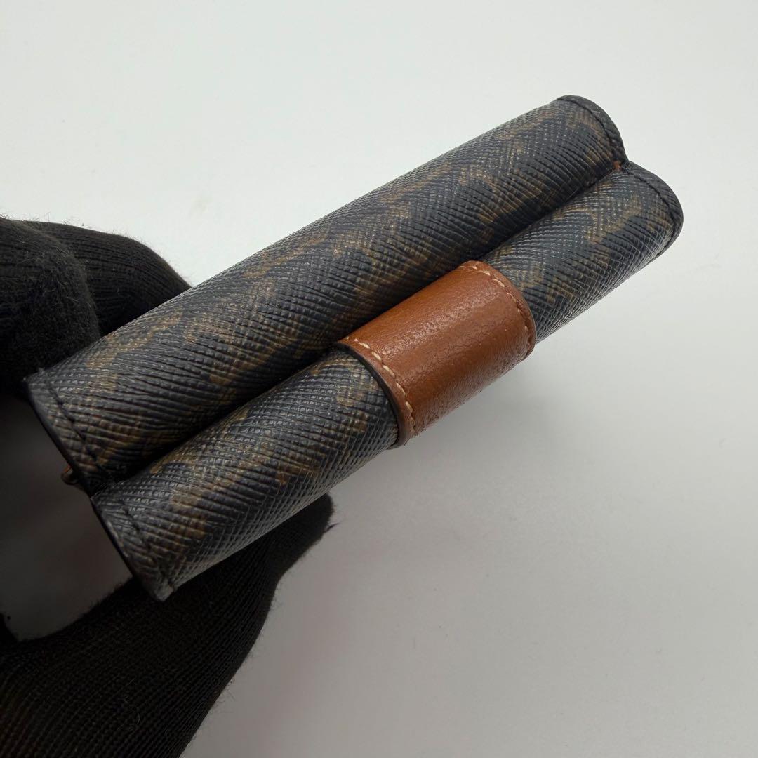 極美品　セリーヌ　スモール トリフォールド ウォレット　トリオンフ　レザー
