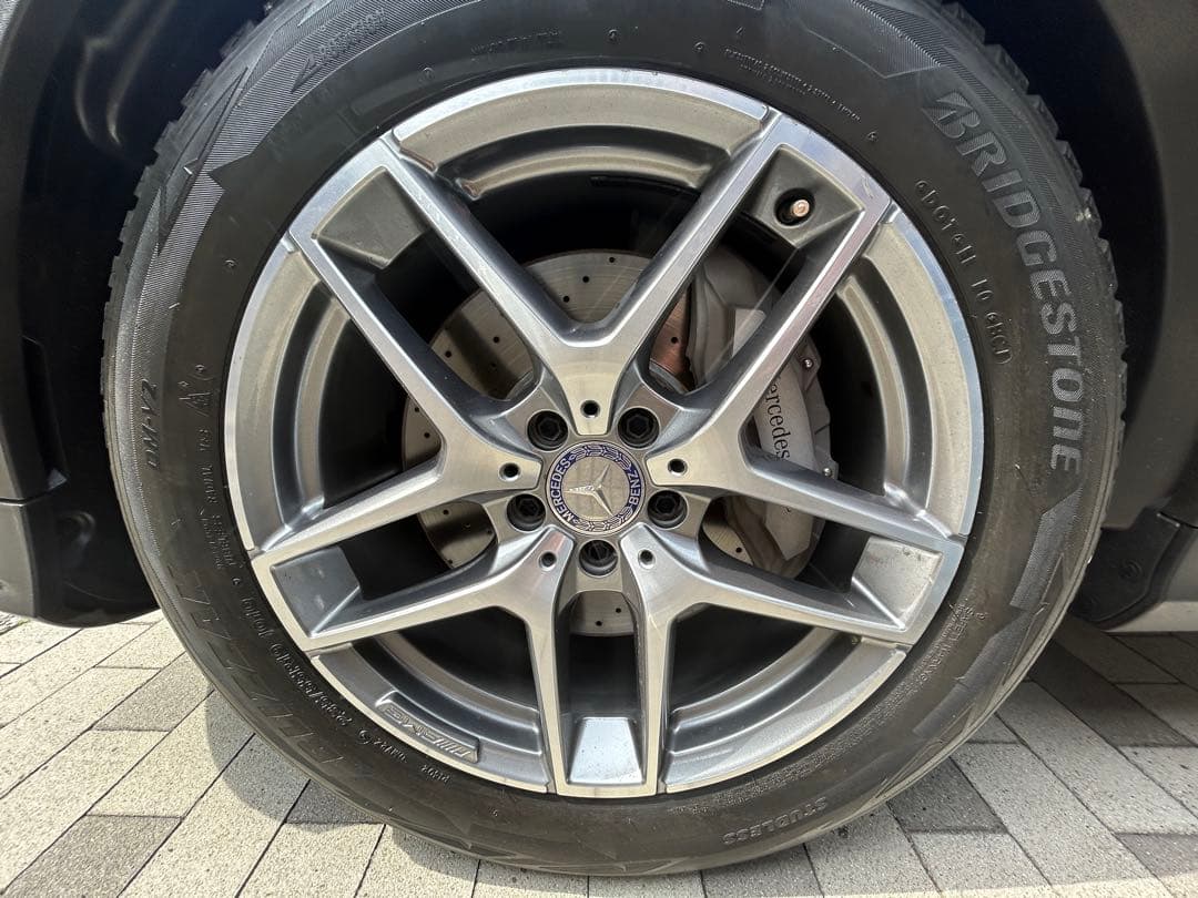 【超美品】ベンツ GLC 純正AMG19インチ ブリヂストンブリザックバリ溝