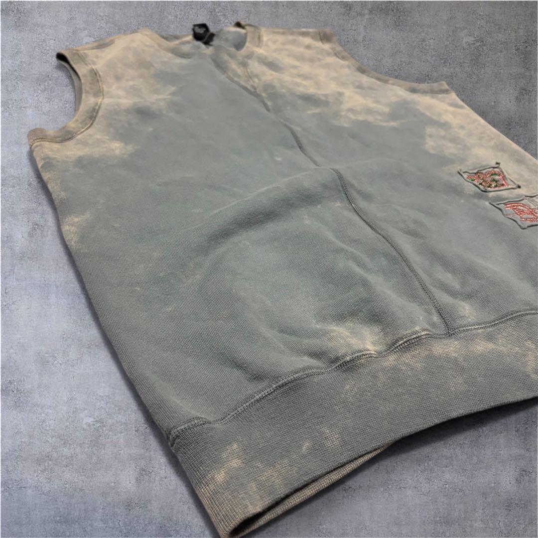archive DIESEL 刺繍 タンクトップsweat Y2K grunge
