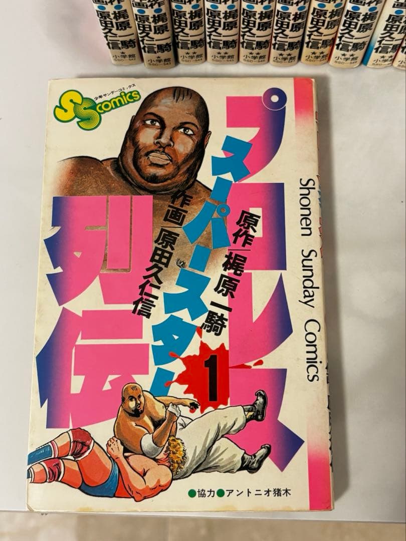 週末値引中【全巻初版】プロレススーパースター列伝 17巻セット S58年発絶版
