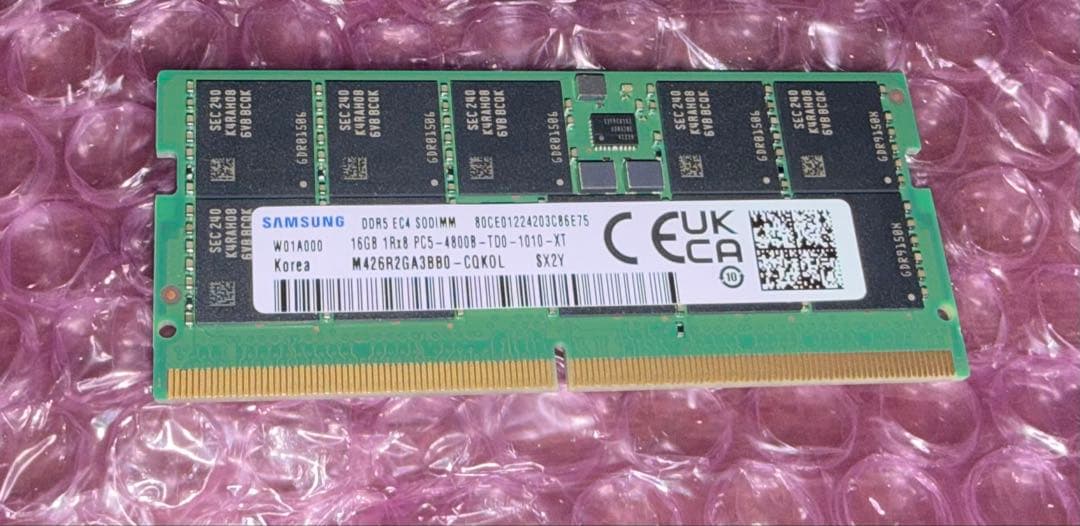 アドテック メモリ DDR5 4800 32GB (16GB×2未使用品
