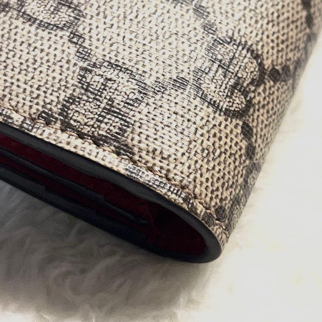 ✨美品✨ GUCCI グッチ 二つ折り財布 チェリー GG柄 ストーン抜けナシ！