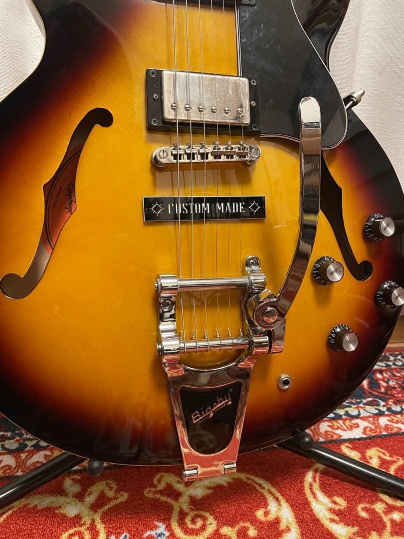 【3/29まで値下げ】Epiphone ES-335 ビグスビー後付け