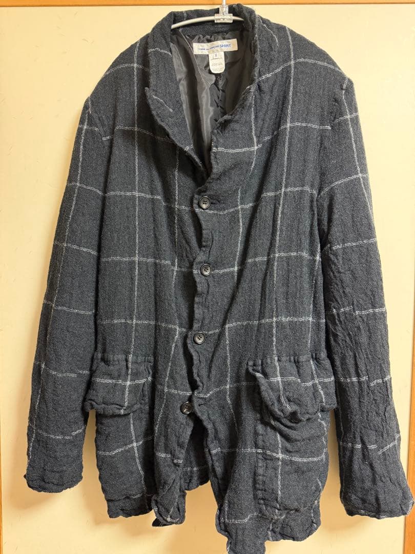25FW ウールチェック縮絨セットアップ