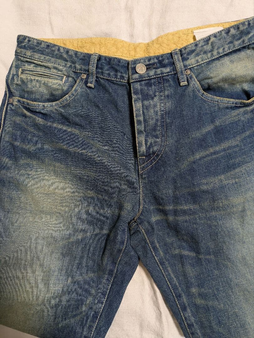 美品　minaperhonen always デニム 40　ストレート タグ有